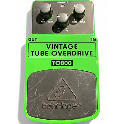 Used Behringer TO800 Vintage Tube Overdrive Effect Pedal