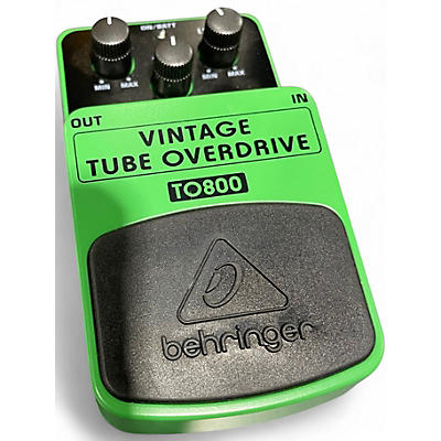 Used Behringer TO800 Vintage Tube Overdrive Effect Pedal