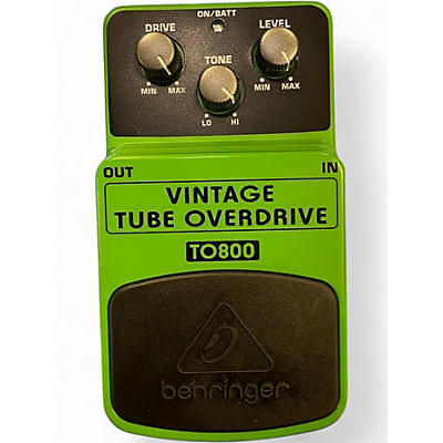 Used Behringer TO800 Vintage Tube Overdrive Effect Pedal