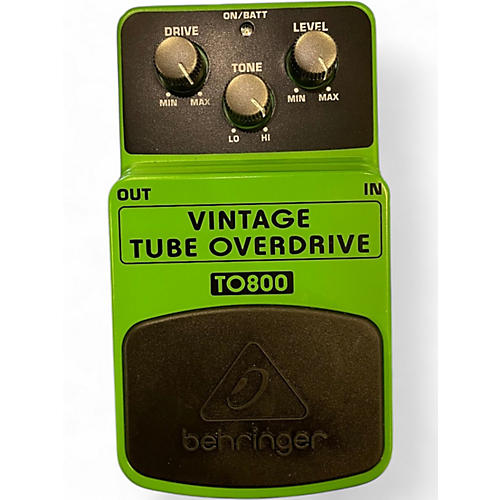 Used Behringer TO800 Vintage Tube Overdrive Effect Pedal