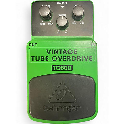 Used Behringer TO800 Vintage Tube Overdrive Effect Pedal