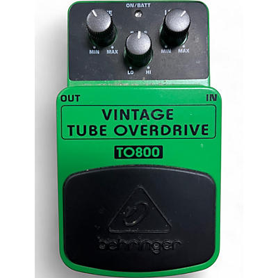 Used Behringer TO800 Vintage Tube Overdrive Effect Pedal