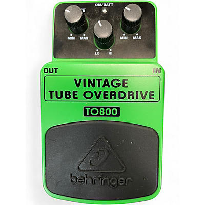 Used Behringer TO800 Vintage Tube Overdrive Effect Pedal