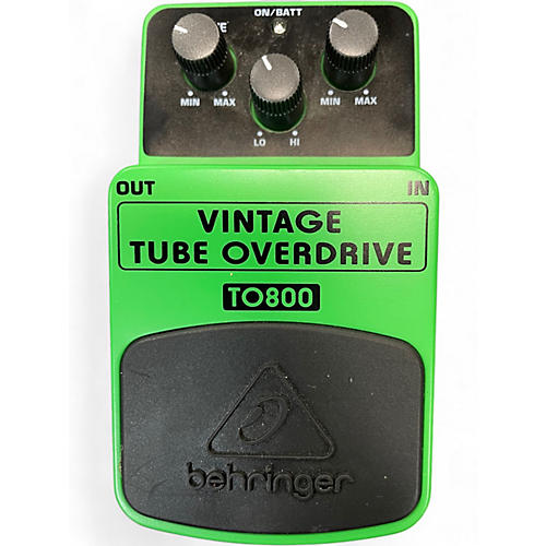 Used Behringer TO800 Vintage Tube Overdrive Effect Pedal