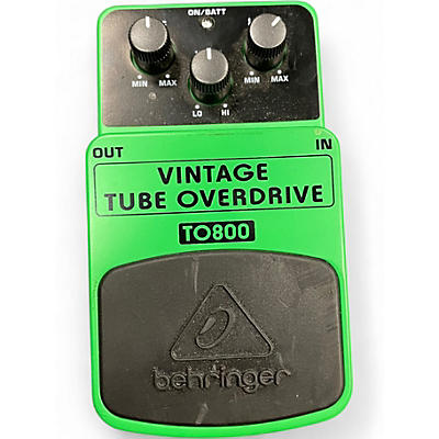 Used Behringer TO800 Vintage Tube Overdrive Effect Pedal