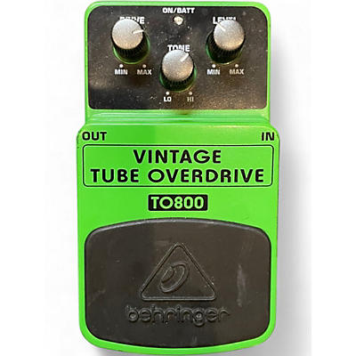 Used Behringer TO800 Vintage Tube Overdrive Effect Pedal
