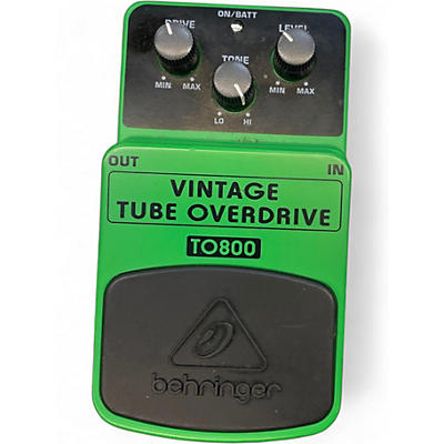Used Behringer TO800 Vintage Tube Overdrive Effect Pedal