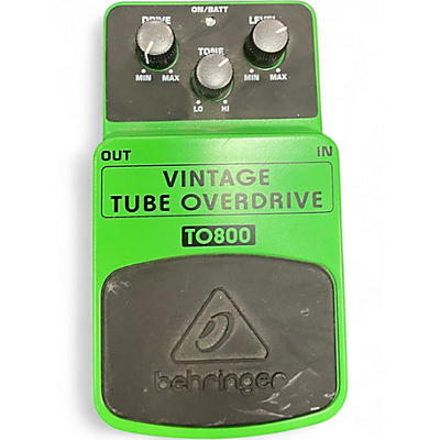 Used Behringer TO800 Vintage Tube Overdrive Effect Pedal