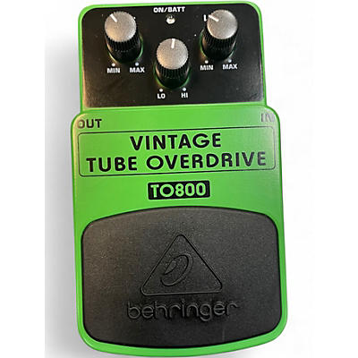 Used Behringer TO800 Vintage Tube Overdrive Effect Pedal