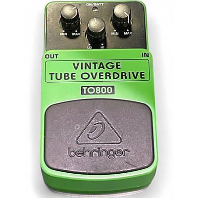 Used Behringer TO800 Vintage Tube Overdrive Effect Pedal