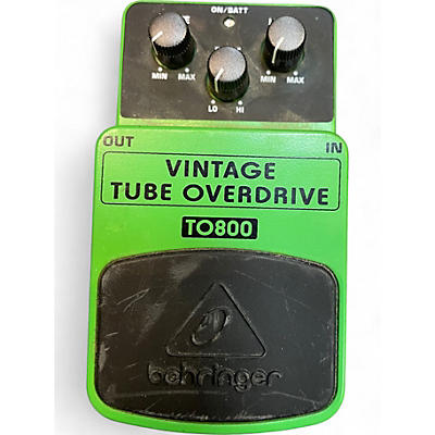 Used Behringer TO800 Vintage Tube Overdrive Effect Pedal