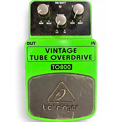 Used Behringer TO800 Vintage Tube Overdrive Effect Pedal