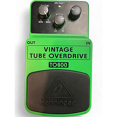 Used Behringer TO800 Vintage Tube Overdrive Effect Pedal