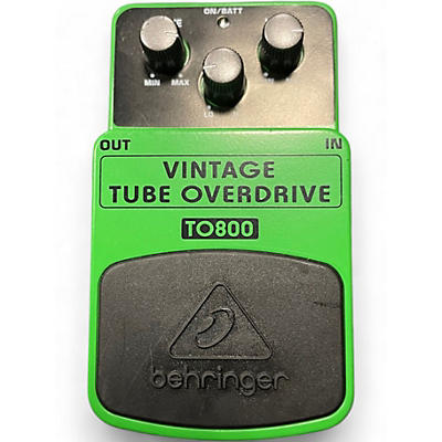 Used Behringer TO800 Vintage Tube Overdrive Effect Pedal