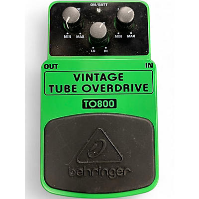Used Behringer TO800 Vintage Tube Overdrive Effect Pedal