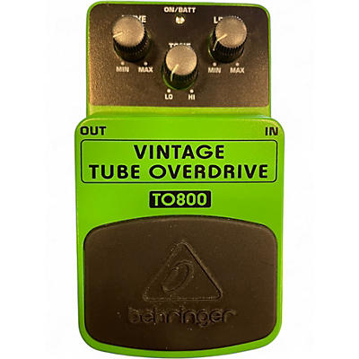 Used Behringer TO800 Vintage Tube Overdrive Effect Pedal