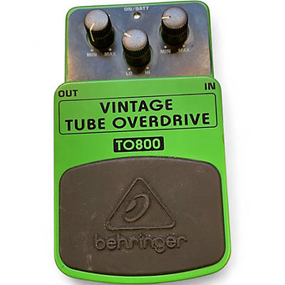 Used Behringer TO800 Vintage Tube Overdrive Effect Pedal