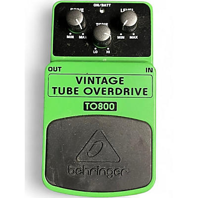 Used Behringer TO800 Vintage Tube Overdrive Effect Pedal