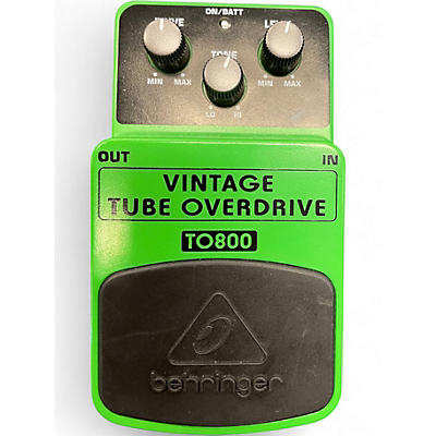 Used Behringer TO800 Vintage Tube Overdrive Effect Pedal