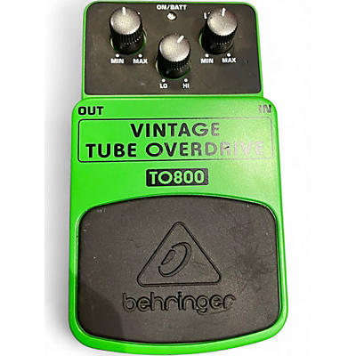Used Behringer TO800 Vintage Tube Overdrive Effect Pedal