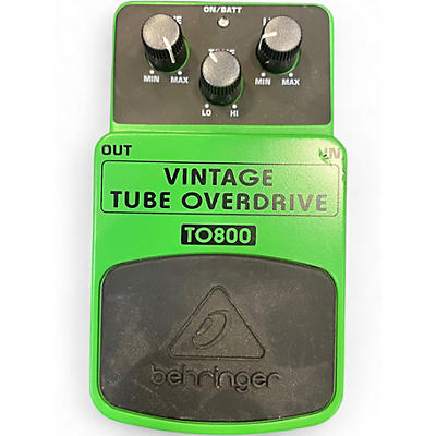 Used Behringer TO800 Vintage Tube Overdrive Effect Pedal