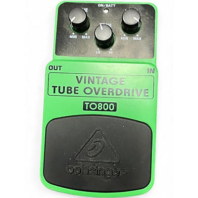 Used Behringer TO800 Vintage Tube Overdrive Effect Pedal