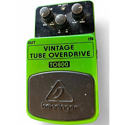 Used Behringer TO800 Vintage Tube Overdrive Effect Pedal