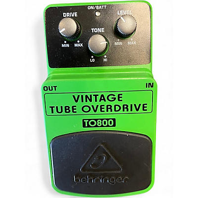 Used Behringer TO800 Vintage Tube Overdrive Effect Pedal