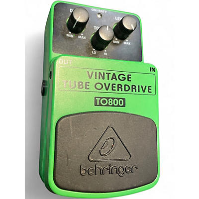 Used Behringer TO800 Vintage Tube Overdrive Effect Pedal