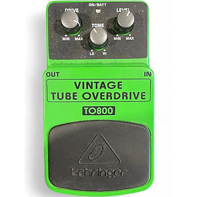 Used Behringer TO800 Vintage Tube Overdrive Effect Pedal