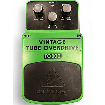 Used Behringer TO800 Vintage Tube Overdrive Effect Pedal