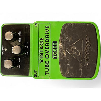 Used Behringer TO800 Vintage Tube Overdrive Effect Pedal