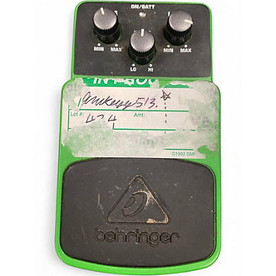 Used Behringer TO800 Vintage Tube Overdrive Effect Pedal