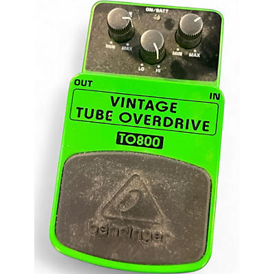 Used Behringer TO800 Vintage Tube Overdrive Effect Pedal