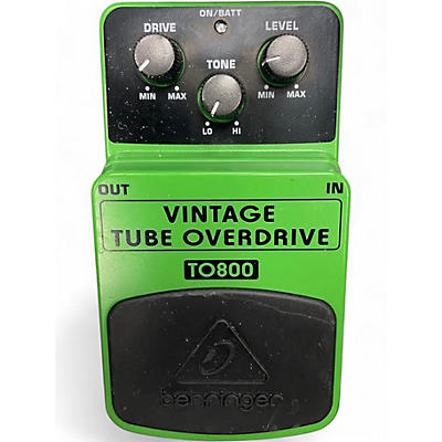 Used Behringer TO800 Vintage Tube Overdrive Effect Pedal