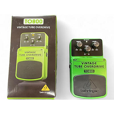 Used Behringer TO800 Vintage Tube Overdrive Effect Pedal