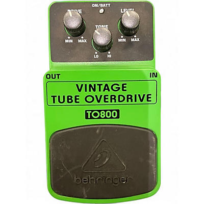 Used Behringer TO800 Vintage Tube Overdrive Effect Pedal