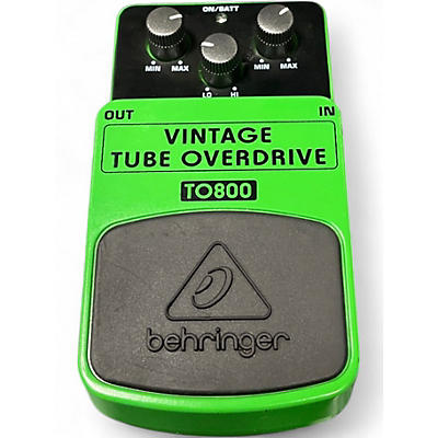 Used Behringer TO800 Vintage Tube Overdrive Effect Pedal