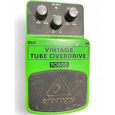 Used Behringer TO800 Vintage Tube Overdrive Effect Pedal