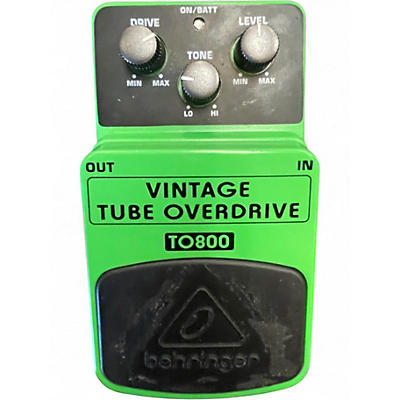 Used Behringer TO800 Vintage Tube Overdrive Effect Pedal