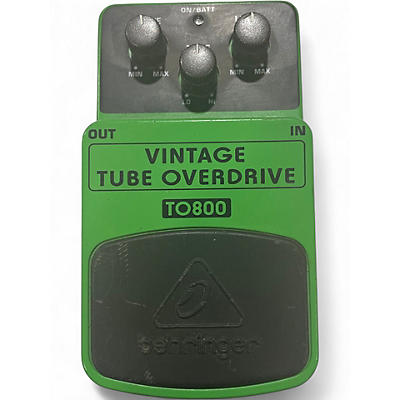 Used Behringer TO800 Vintage Tube Overdrive Effect Pedal