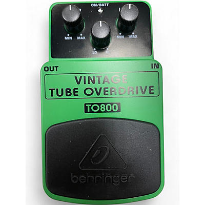 Used Behringer TO800 Vintage Tube Overdrive Effect Pedal