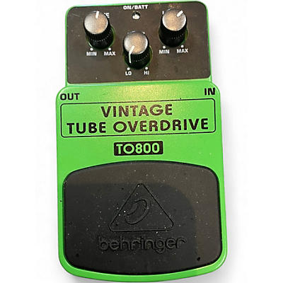 Used Behringer TO800 Vintage Tube Overdrive Effect Pedal