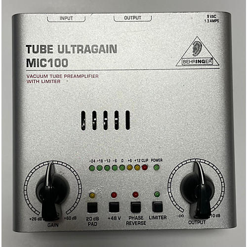 Behringer Used Behringer Tube Ultra Gain Mic100 Microphone Preamp