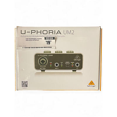 Used Behringer U-Phoria UM2 Audio Interface