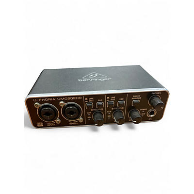 Used Behringer U-Phoria UMC202HD Audio Interface