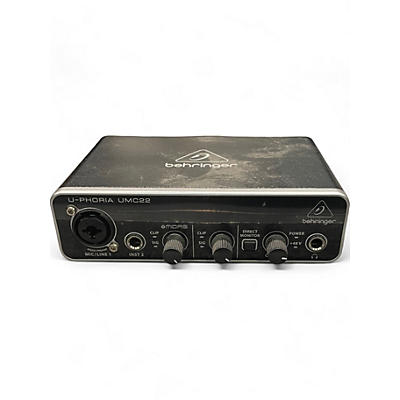 Used Behringer U-Phoria UMC22 Audio Interface