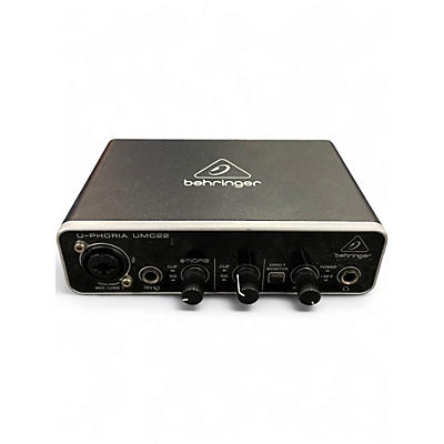 Used Behringer U-Phoria UMC22 Audio Interface