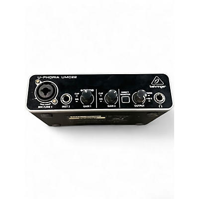 Used Behringer U-Phoria UMC22 Audio Interface