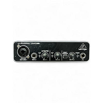 Used Behringer U-Phoria UMC22 Audio Interface